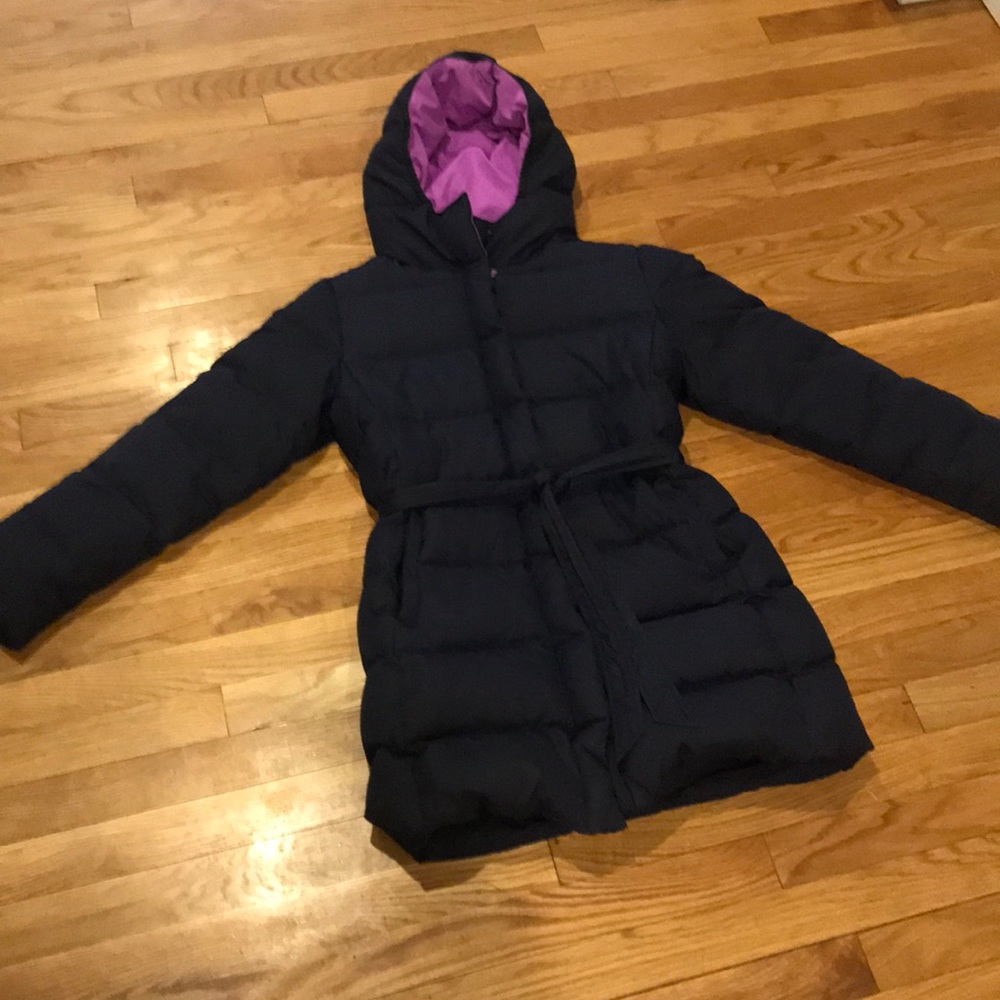 Crewcuts down navy blue coat